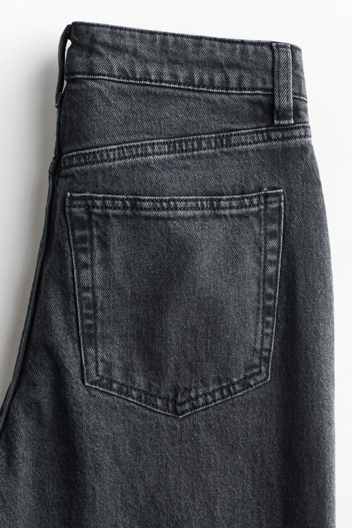H&M Wide High Waist Jeans görsel 6