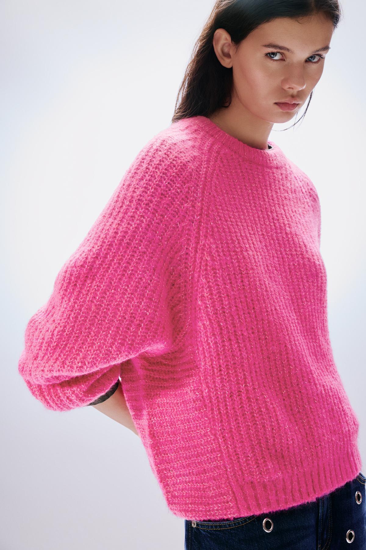 Pull & Bear  Fitilli örgü kazak - Görsel 3