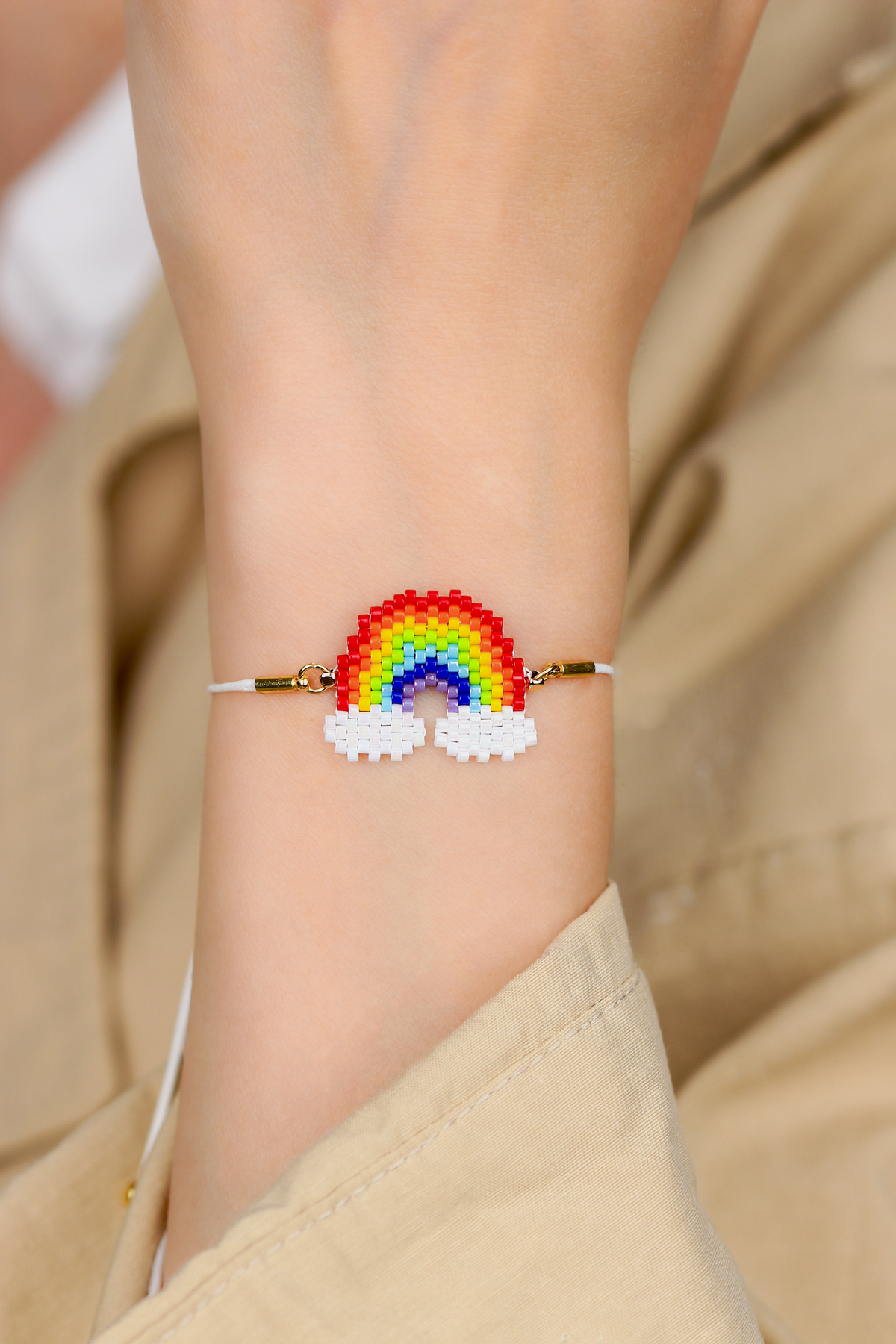 KA-031 Miyuki Bracelet - Rainbow Series - Rainbow Figure