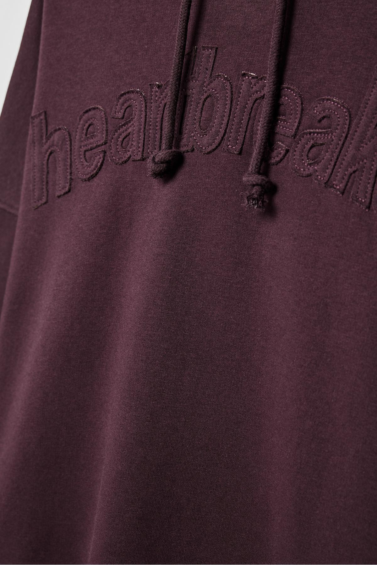 Stradivarius  İşlemeli kapüşonlu sweatshirt - Görsel 7