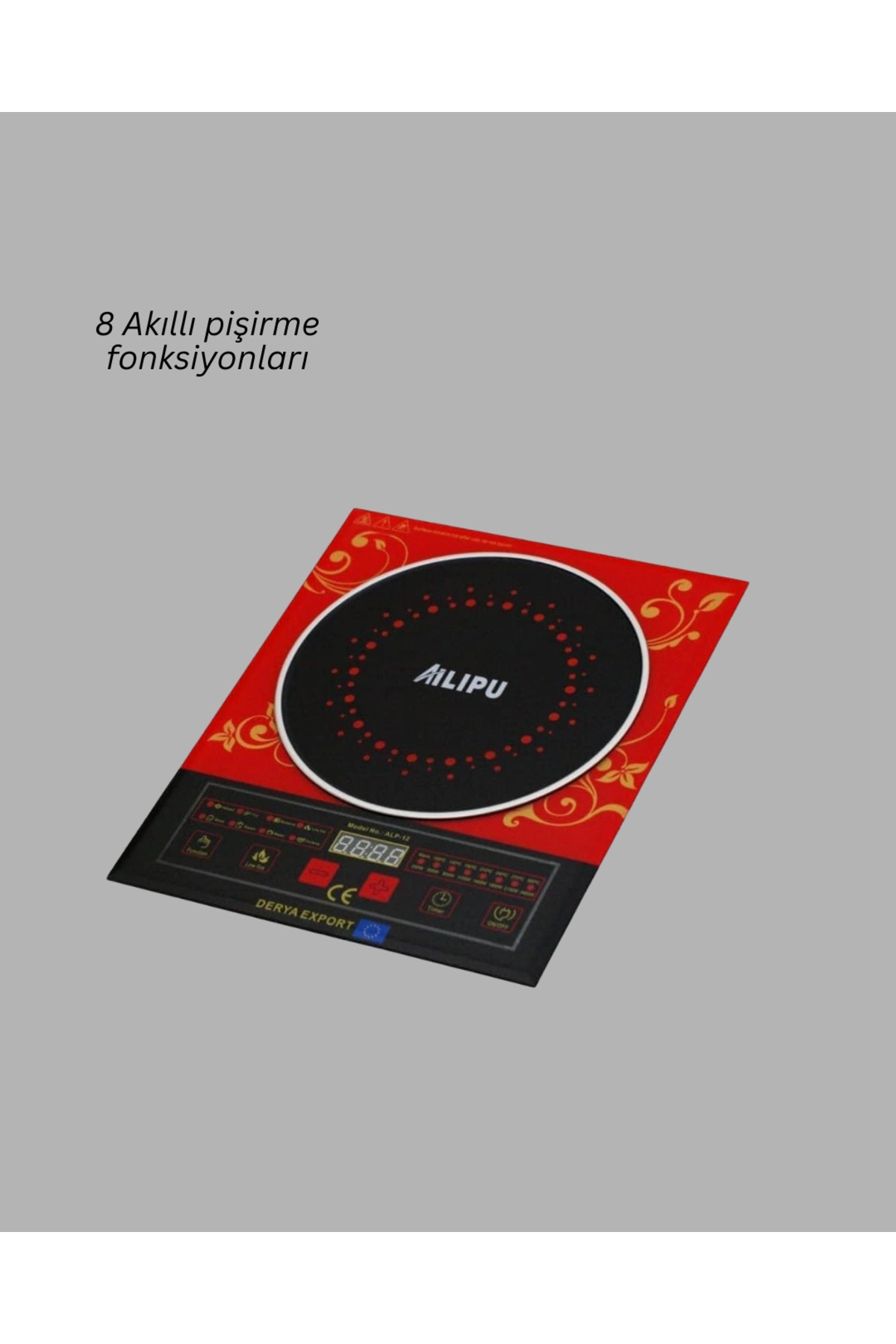 Terrien Dokunmatik Kontrollü 2400W Indüksiyon Ocak Zaman Ayarlı fotoğrafı 5 (önizleme)