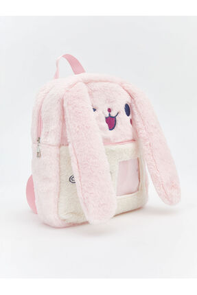 LC Waikiki Tavşan Figürlü Pelüş Kız Çocuk Sırt Çantası