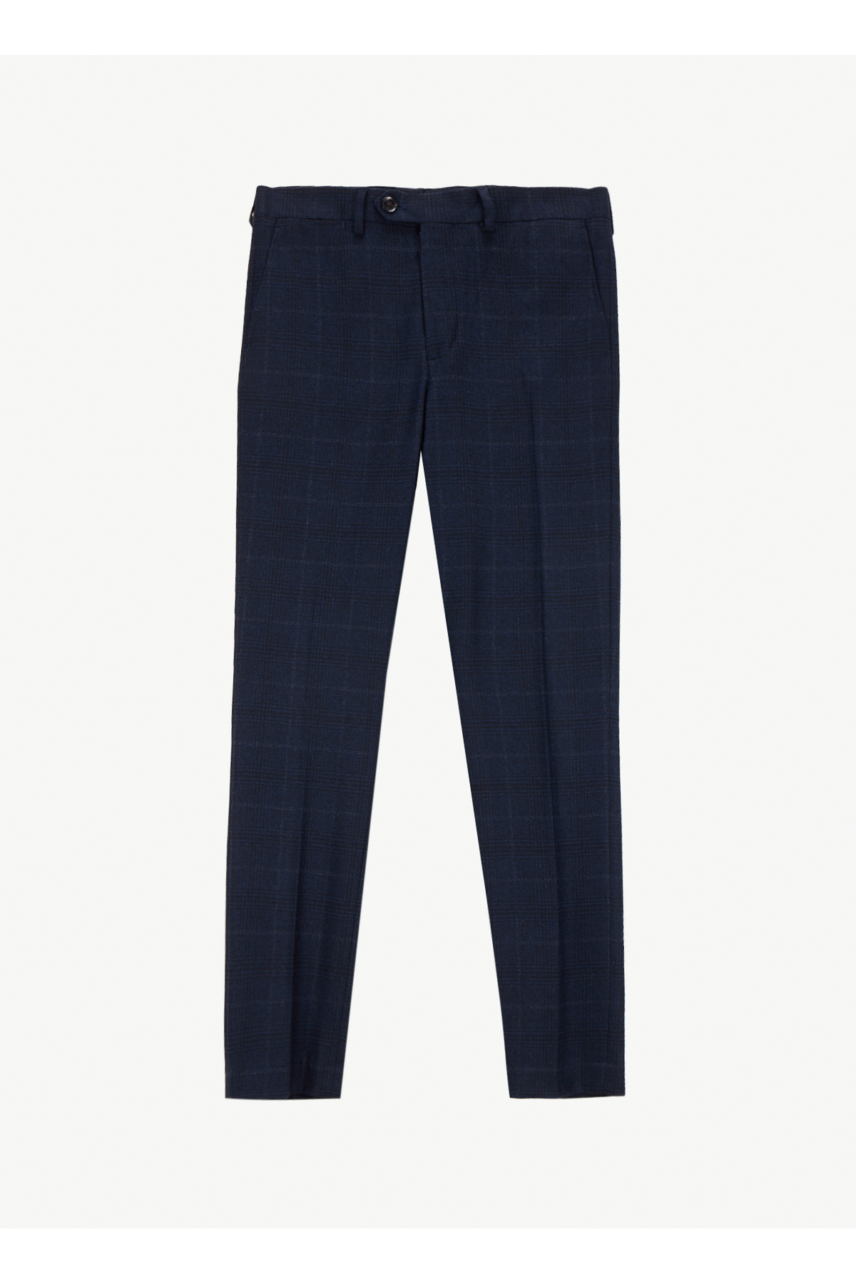 تامی هیلفیگر شلوار چهارخانه معمولی مردانه آبی MW0MW40782DW5_DC DENTON PATTERN BRU