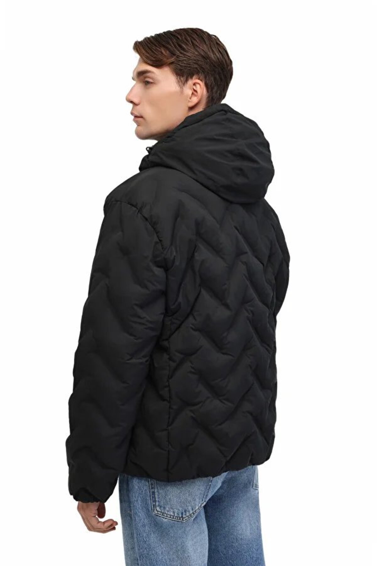 Erkek Kaban A102022980 5W Ml Henry Coat 25N17 5Pr — مشکی ML HENRY COAT 25N17 5PR — تصویر 2 از 4