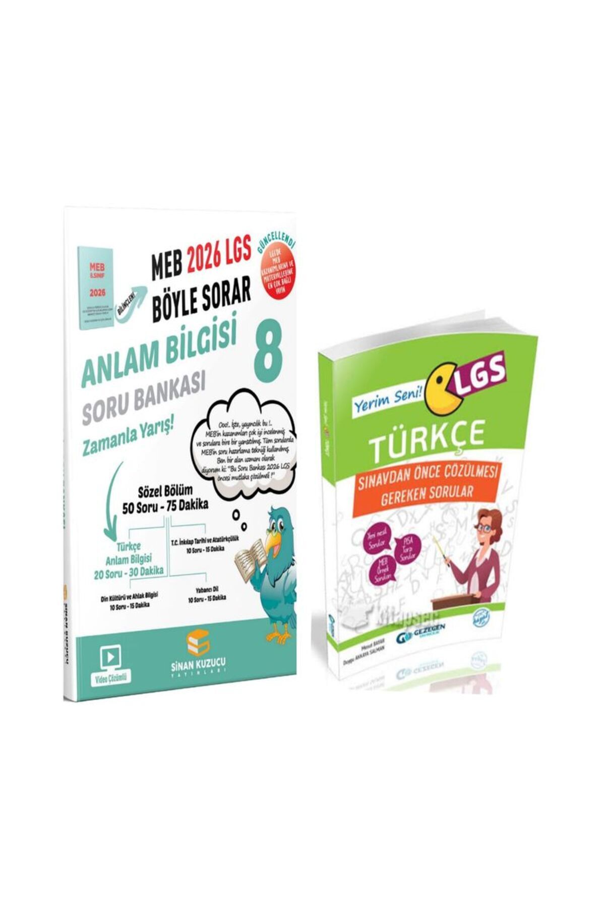 SİNAN KUZUCU YAYINLARI 8. Sınıf 2026 LGS Meb Böyle Sorar Anlam