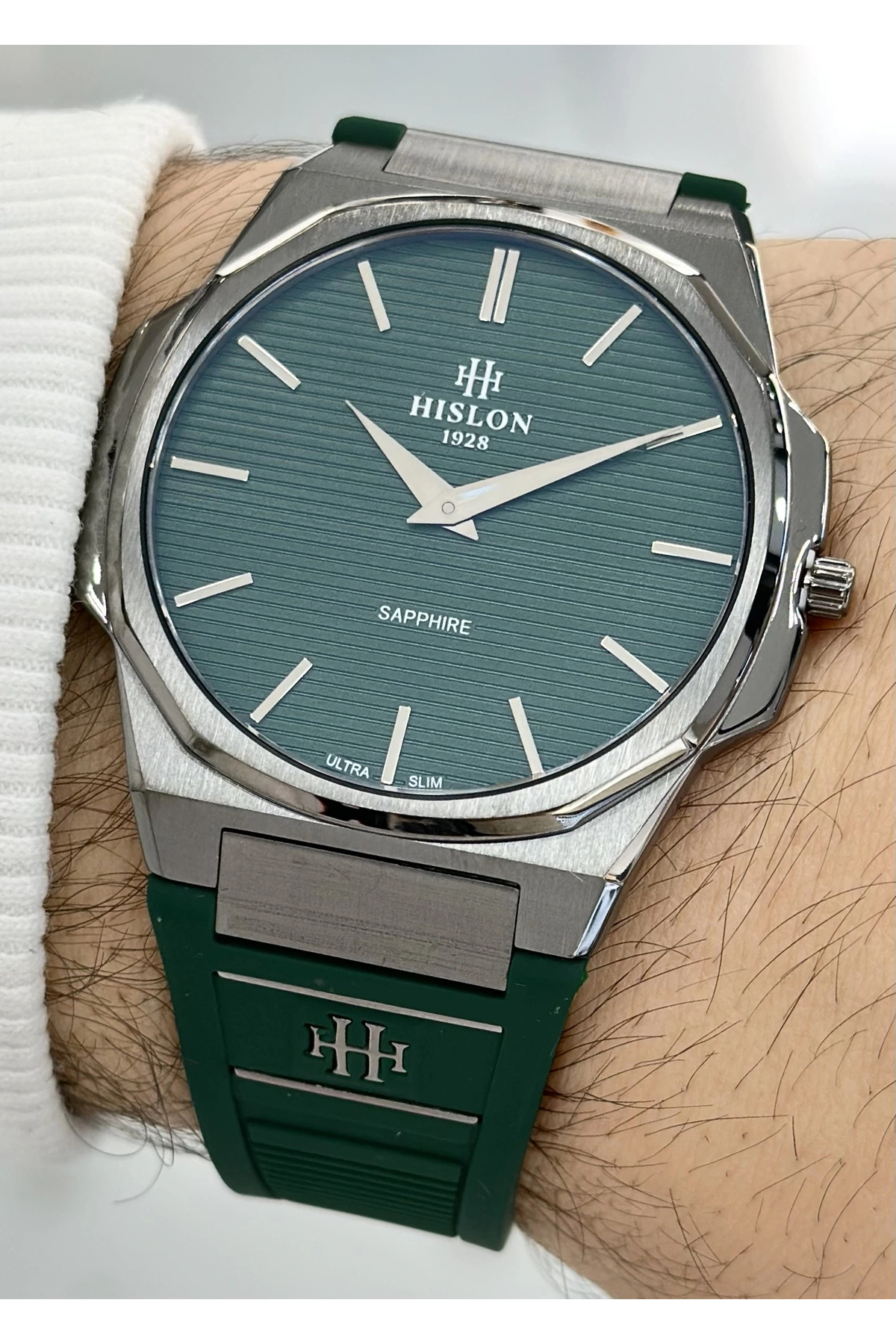 Hislon Orijinal Silikon Kordon Ultra Slim Erkek Kol Saati