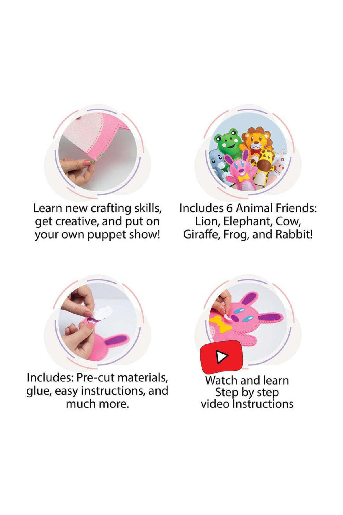 کیت دستساز عروسکهای حیوانات - دوستان حیوان خود را بسازید!