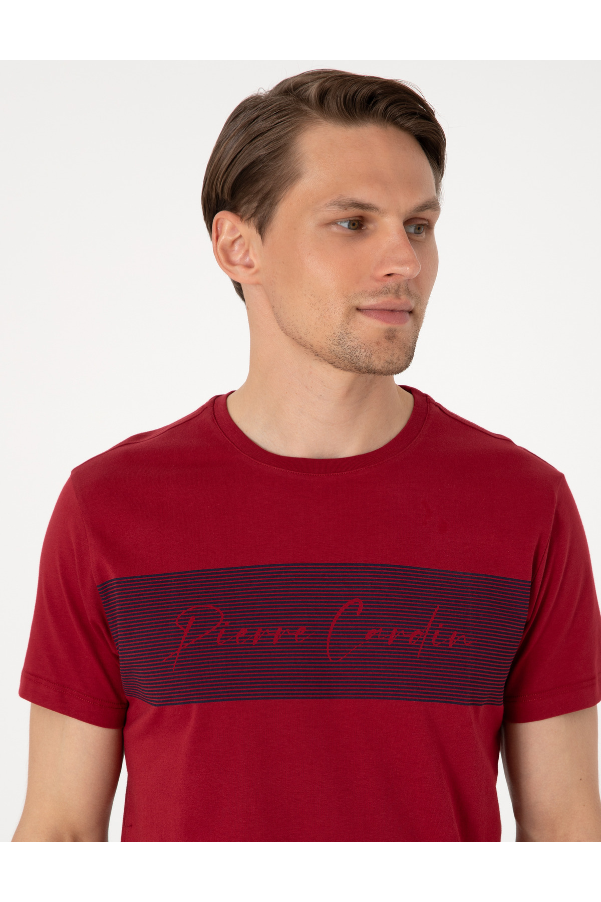 ست پیژامه و لباس خواب مردانه Yazı Karekterli / Motto آستین کوتاه | پیر کاردین Pierre Cardin PP6080 - تصویر 2