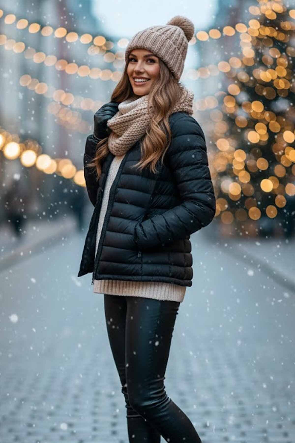 hummel  Kadın Siyah Mont HM-480 - Görsel 3