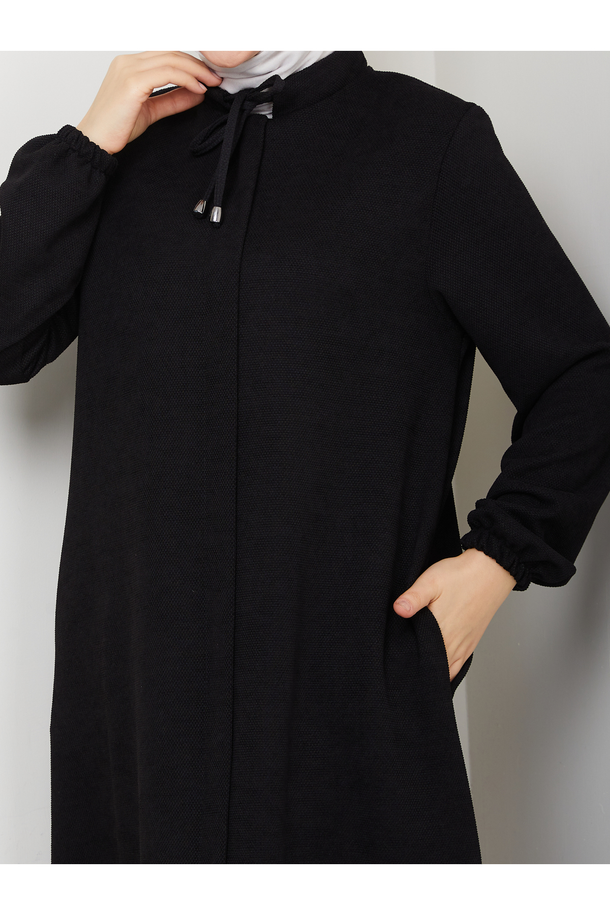 ECESSA FASHİON  Mira Salaş Fermuarlı Ferace - Görsel 8