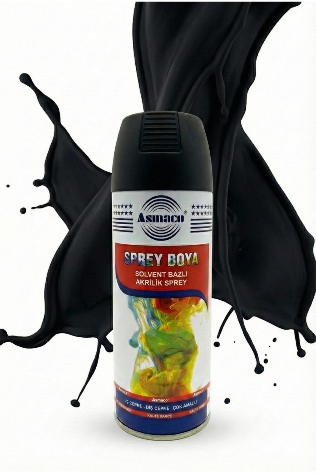 Asmaco Multi Purpose Solvent Based Acrylic 400 ML Spray Paint Aluminum, Wood, Plastic, Iron, Metal