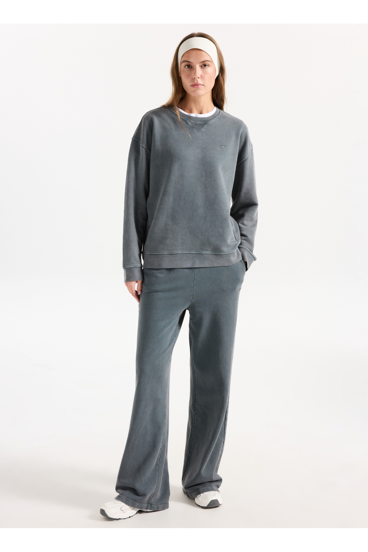 Antrasit Kadın Eşofman Altı M5WL-EA1071