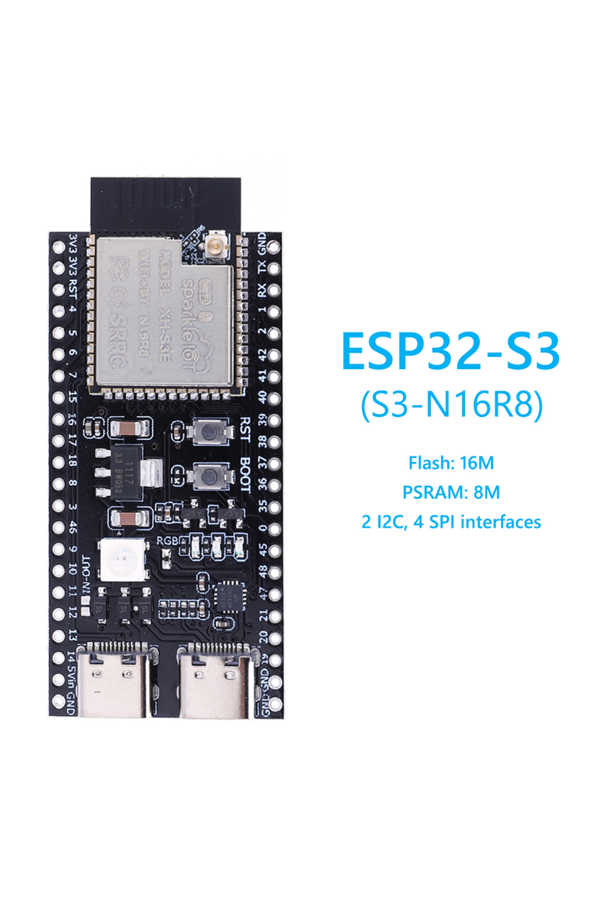 Choice S3 N16R8 ESP32 S3 Development Board 2.4G Wifi Bluetooth Module ...