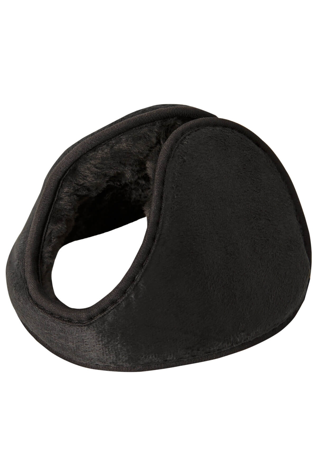 REBBEX Kulaklık Soğuk Koruyucu Ense Tipi Kışlık Polar Kulaklık Büyük Boy - Soğuktan Koruyucu - Siyah