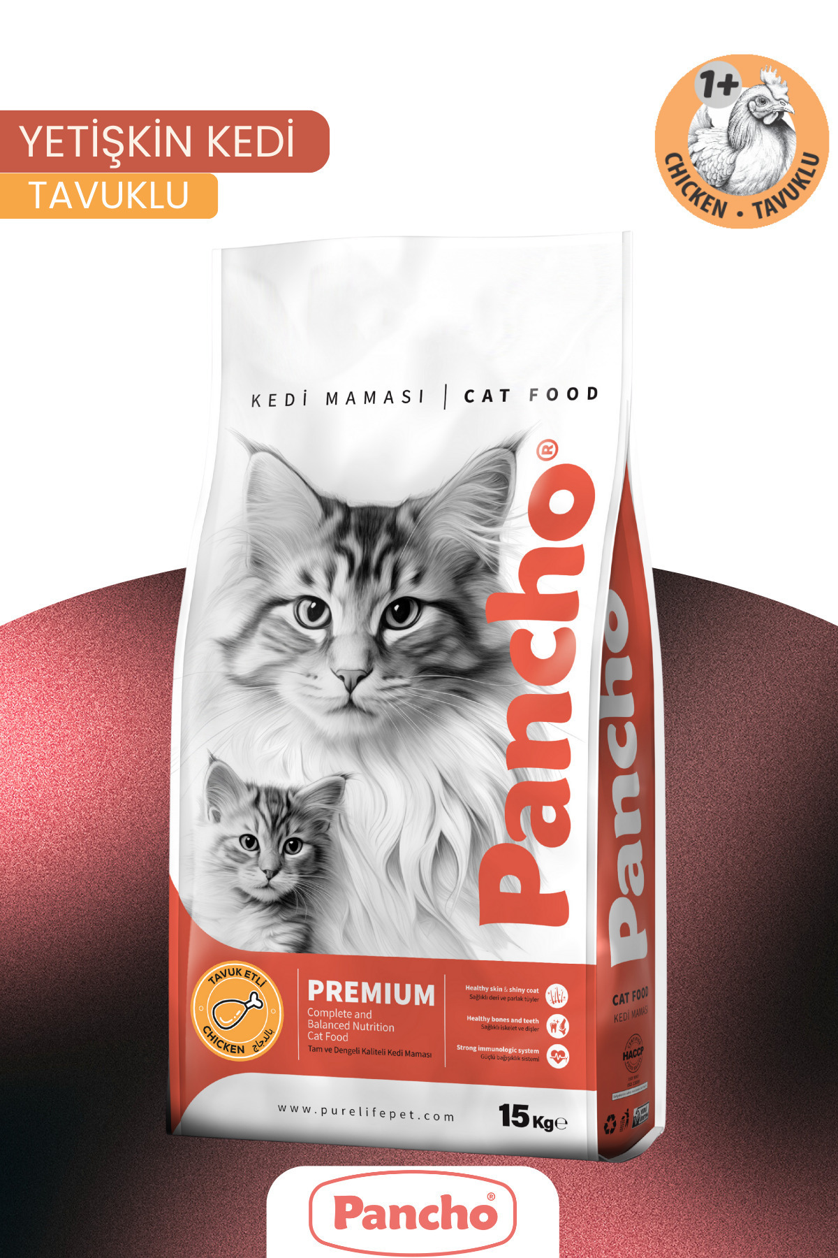 PANCHO Tavuk Etli Yetişkin Kedi Maması 15 Kg - Fiyatı, Yorumları