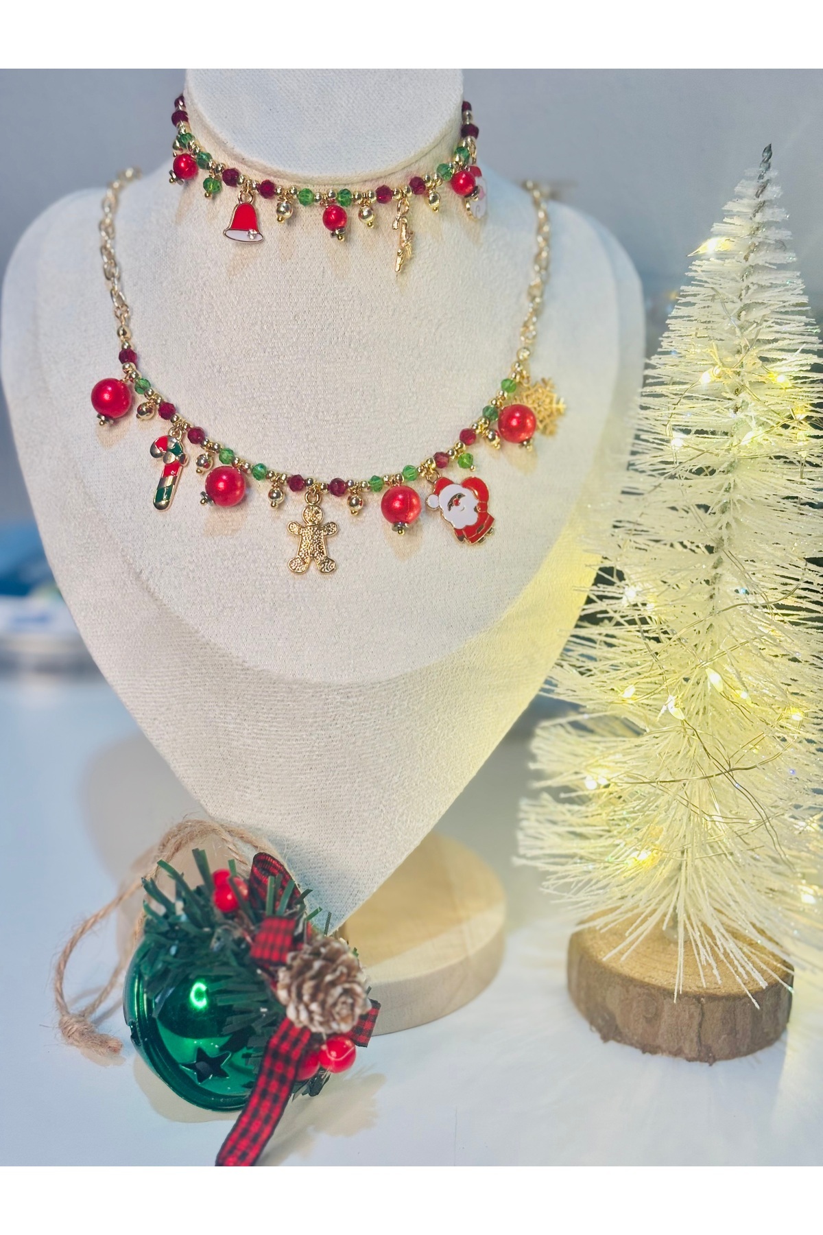 By Song Aksesuar Yeni yıl kolye bileklik seti