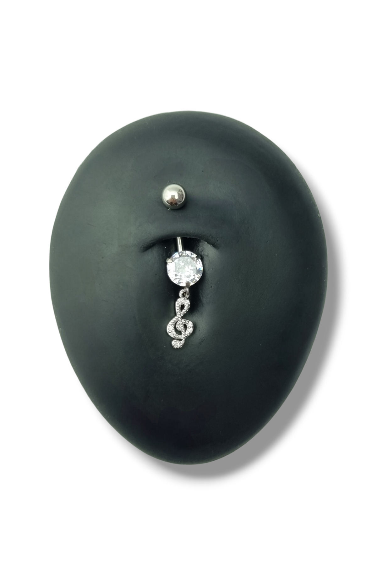 Left Wrench Hub Piercing Silver Color