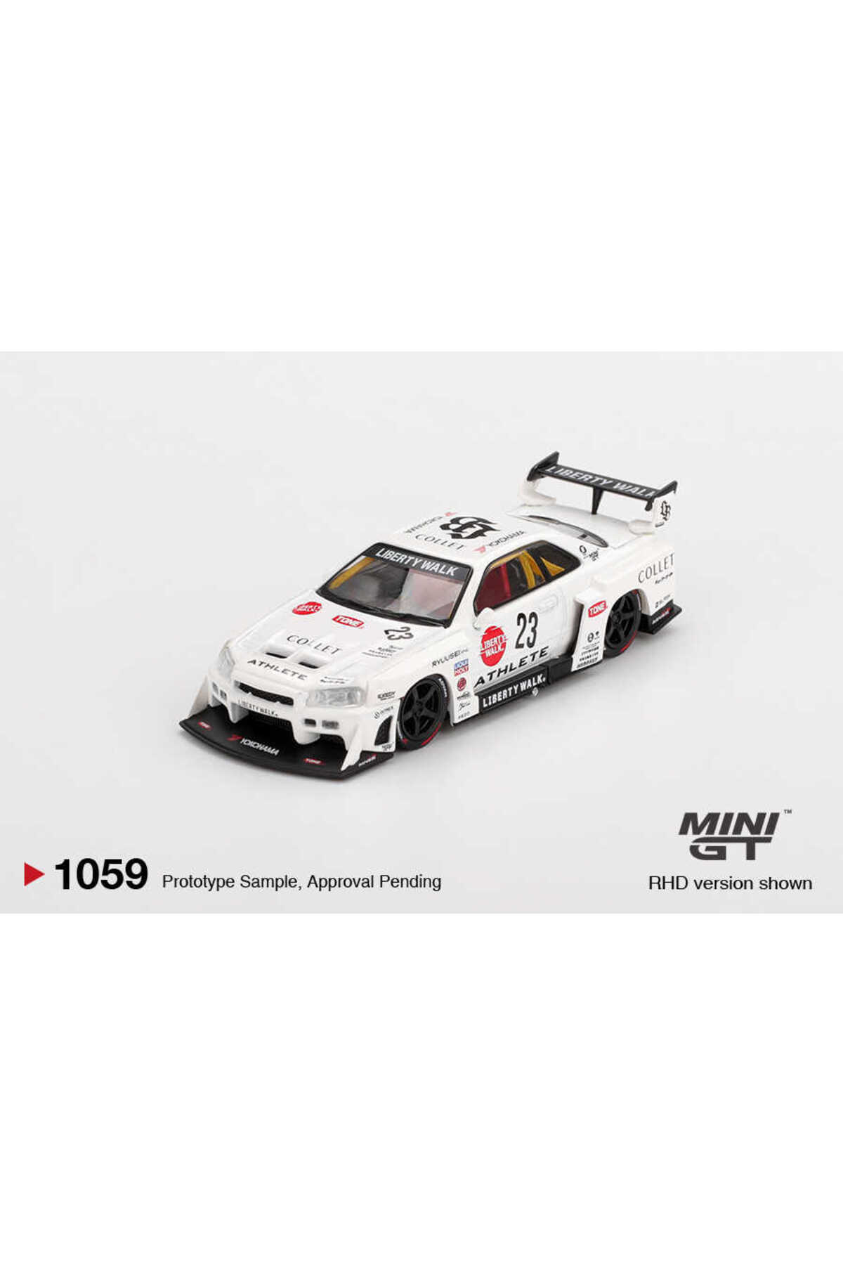 mini gt 1:64 Nissan LB-ER34 Super Silhouette ATHLETE/COLLET
