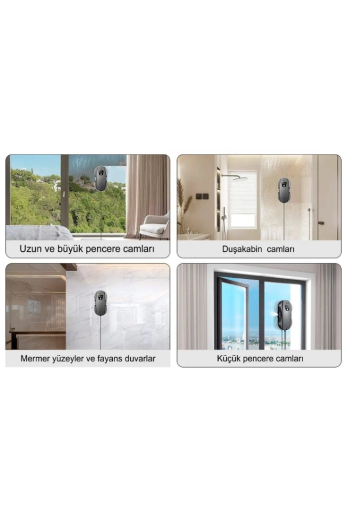 ForWhat Büro Ev Ofis Yazlık Hijyeni için Cam Silme Robotu