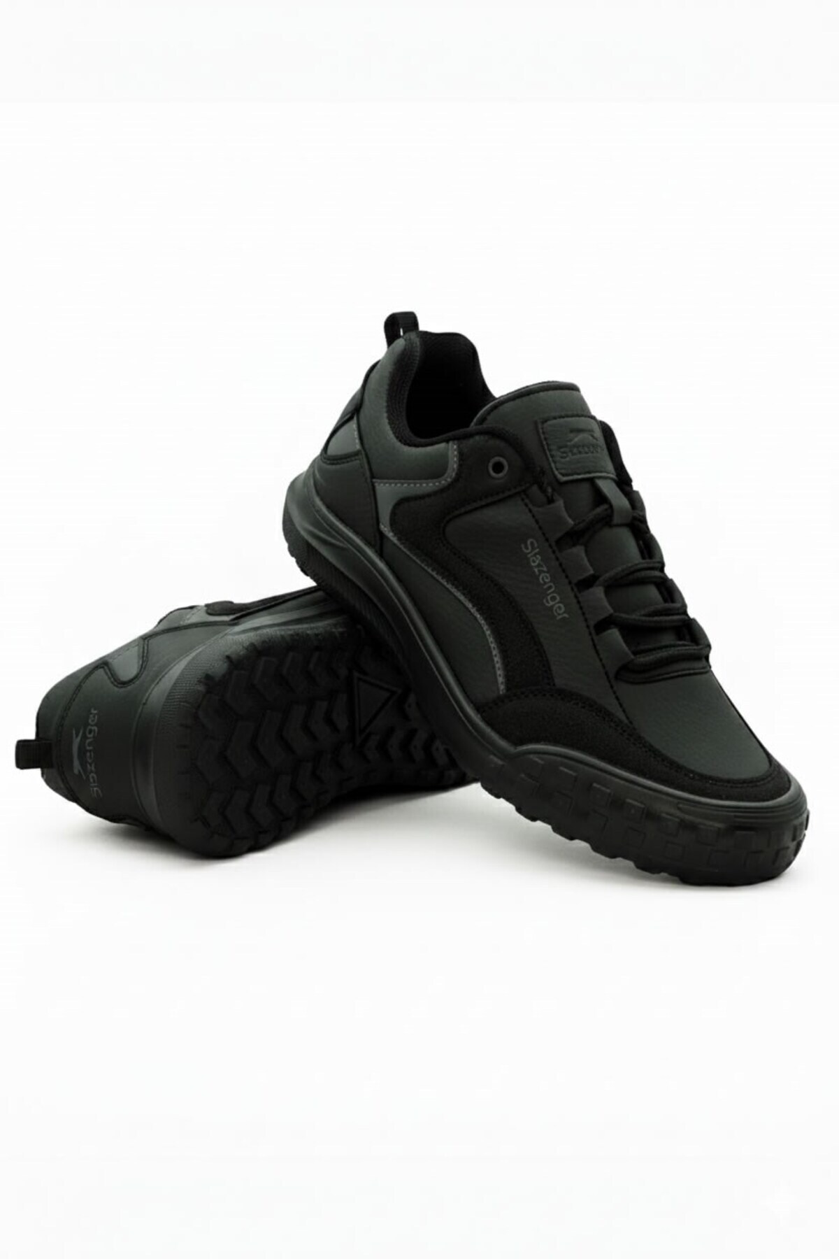 Slazenger Aeros Erkek Outdoor Siyah Spor Ayakkabısı Yürüyüş Günlük Trekking görsel 5