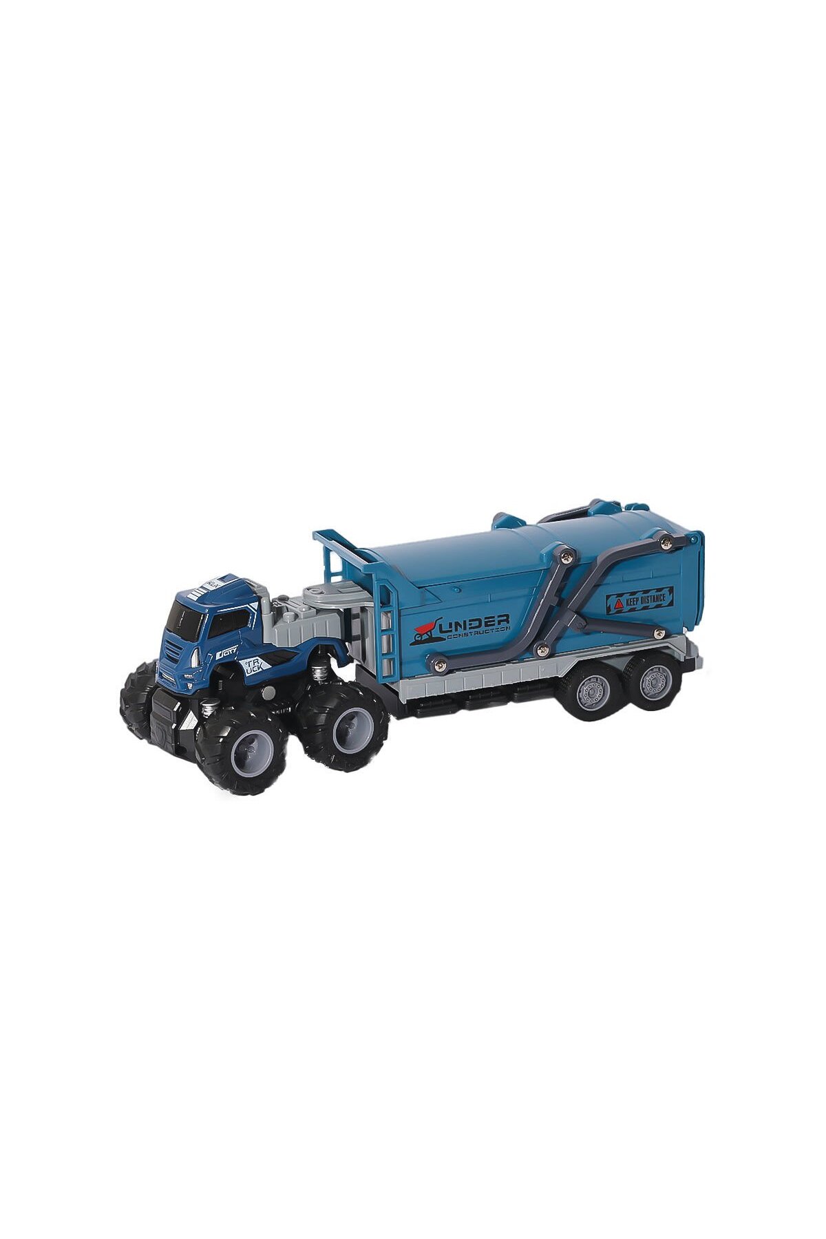 Frictional Die-Cast 4X4 Closed Case Construction Truck