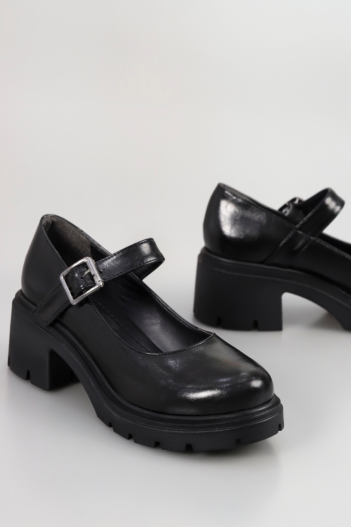 kajal ayakkabı JVL 027 Kemer Bağlamalı Loafer görsel 8