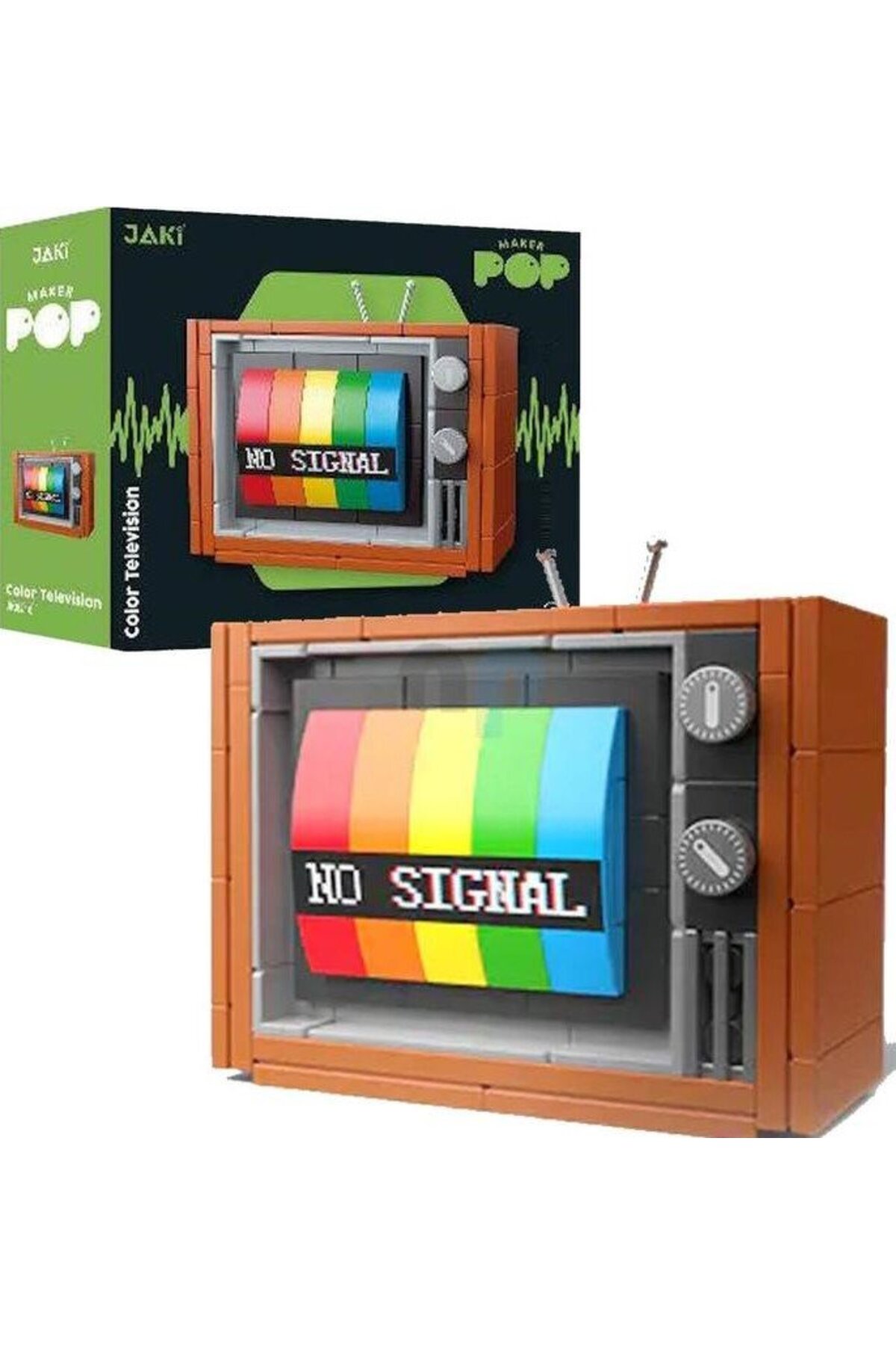 بازی ساختنی تلویزیون رنگی دههٔ ۱۹۷۰ (۱۳۳ قطعه) – کیت ویژه برای علاقه‌مندان به آثار نوستالژیک!