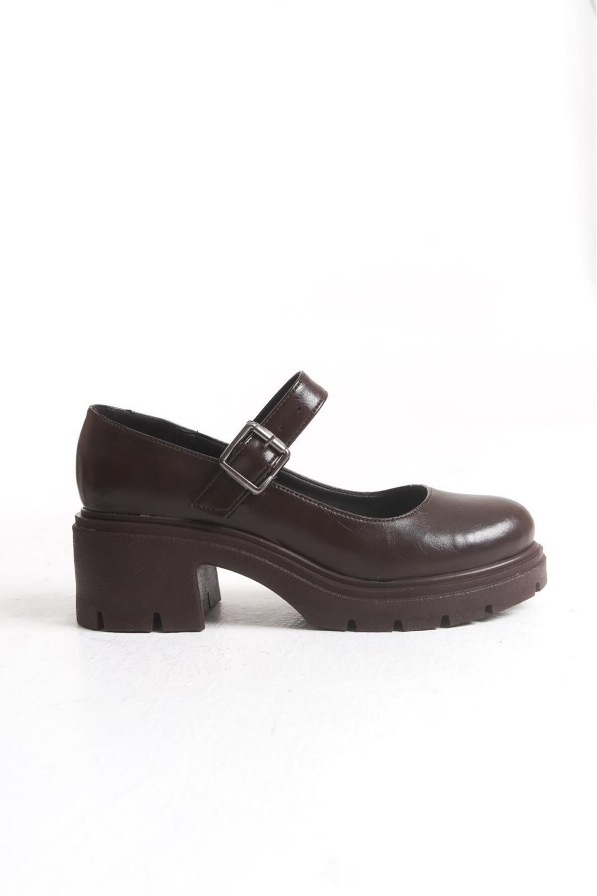 kajal ayakkabı JVL 027 Kemer Bağlamalı Loafer görsel 4