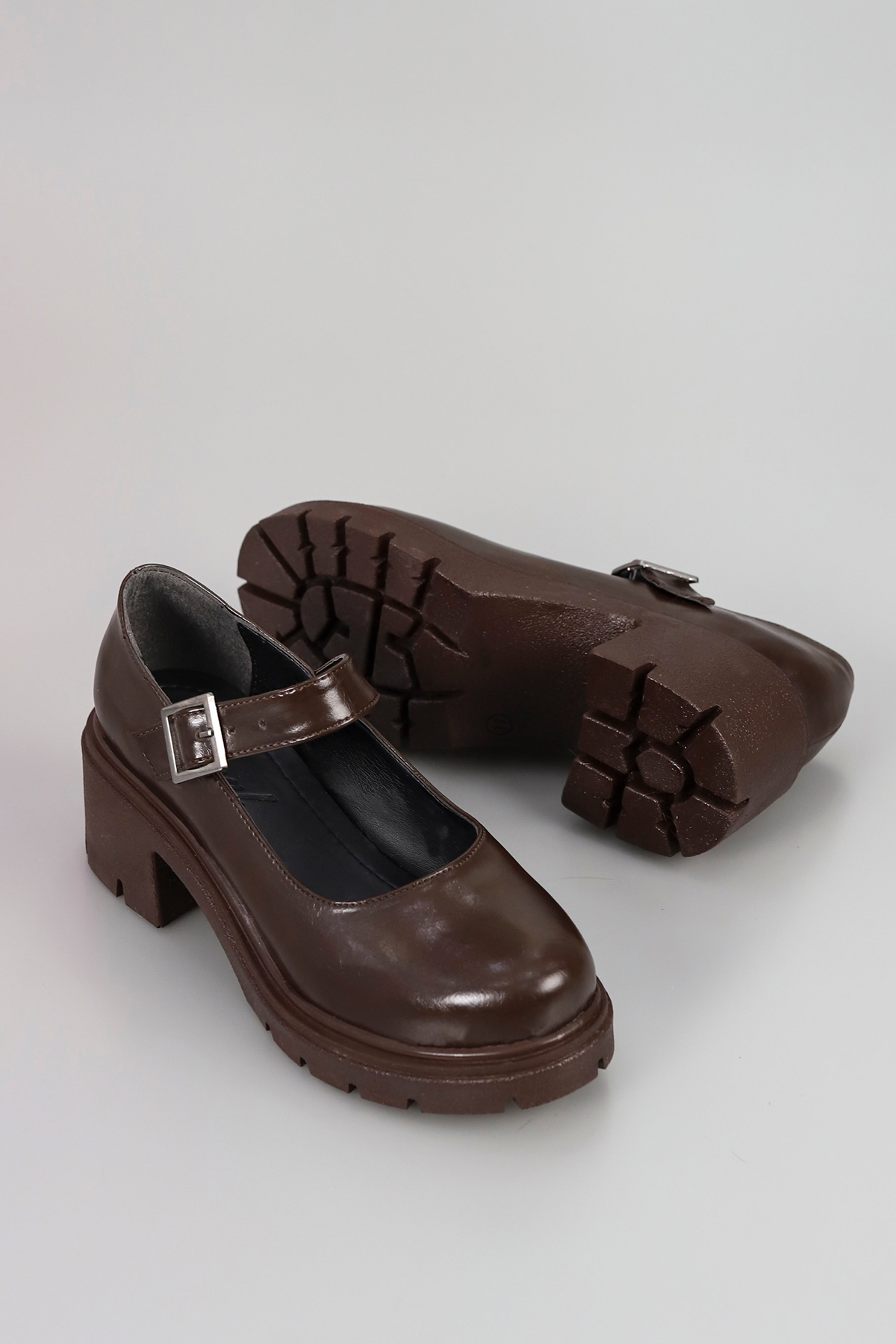 kajal ayakkabı JVL 027 Kemer Bağlamalı Loafer görsel 8