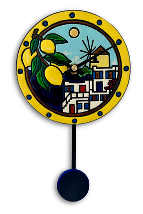 Tick Tack Clocks Bodrum Koleksiyonu Seramik Sarkaçlı Duvar Saati | El Yapımı ...