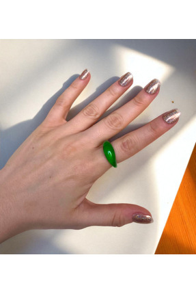 Butik Murano Camı Yüzük – El Yapımı Tasarım Kadın Yüzük