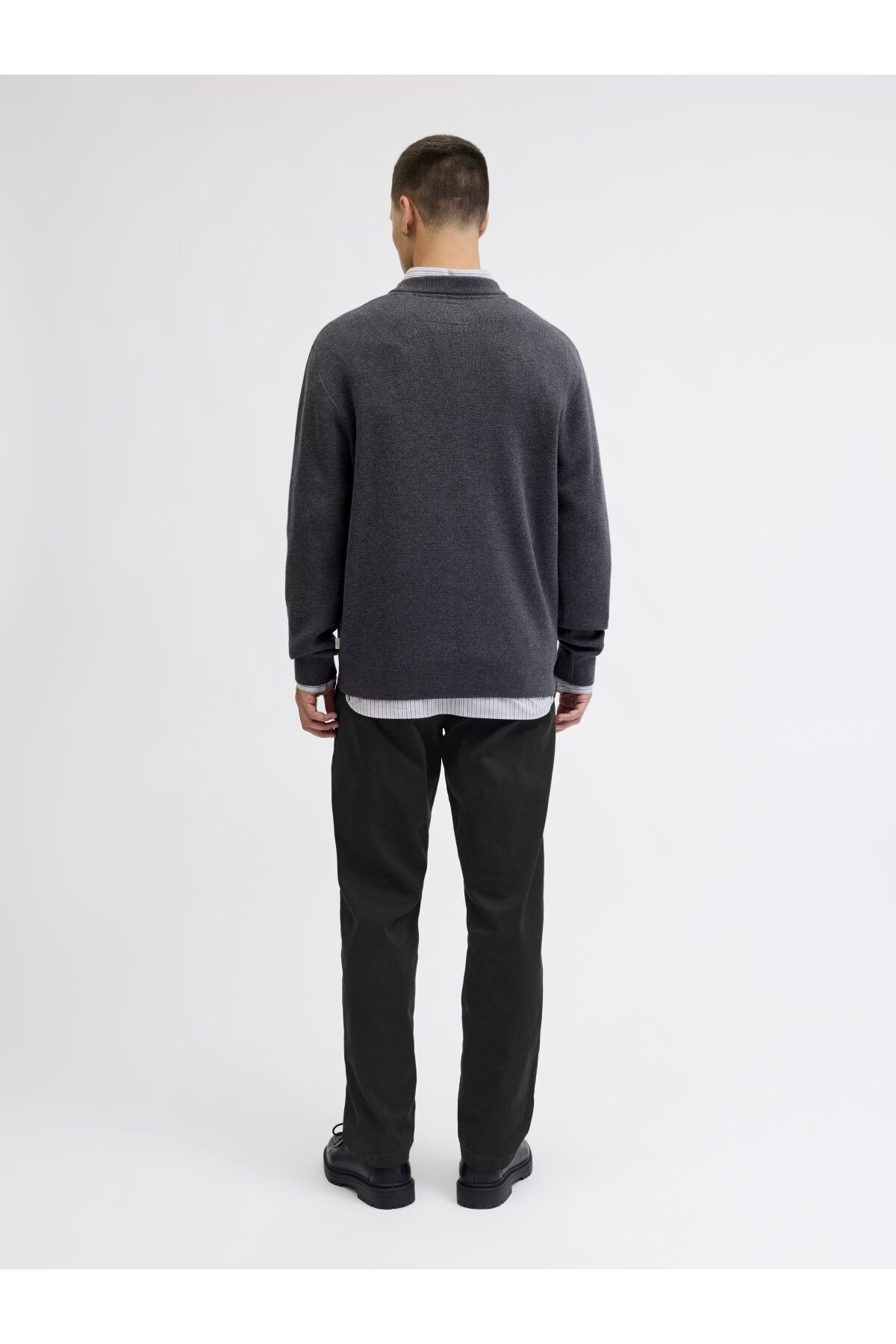شلوار مردانه هندسی فاق نرمال | جک اند جونز Jack & Jones 12286940 - تصویر 4