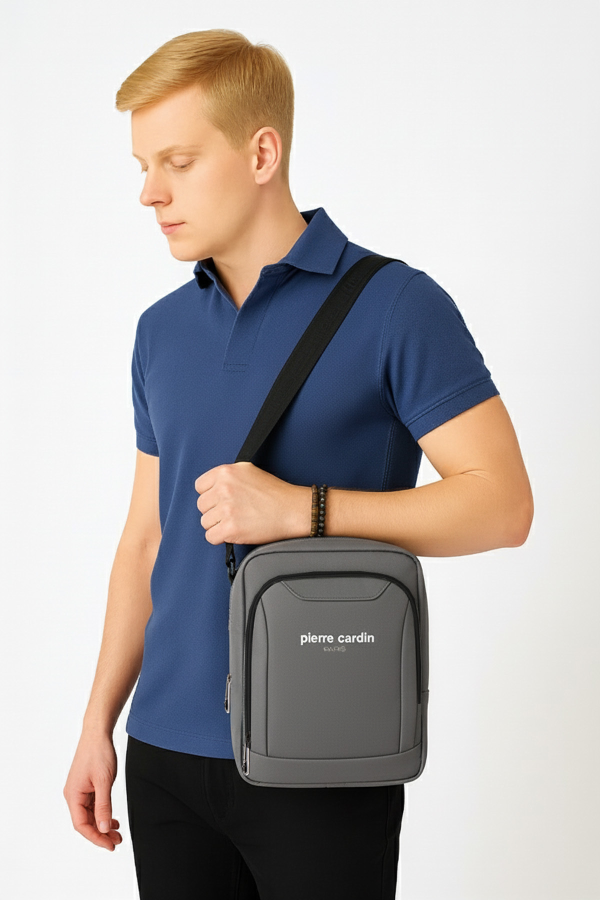 کیف پستچی مردانه راسته | پیر کاردین Pierre Cardin c002013-VR - تصویر 6