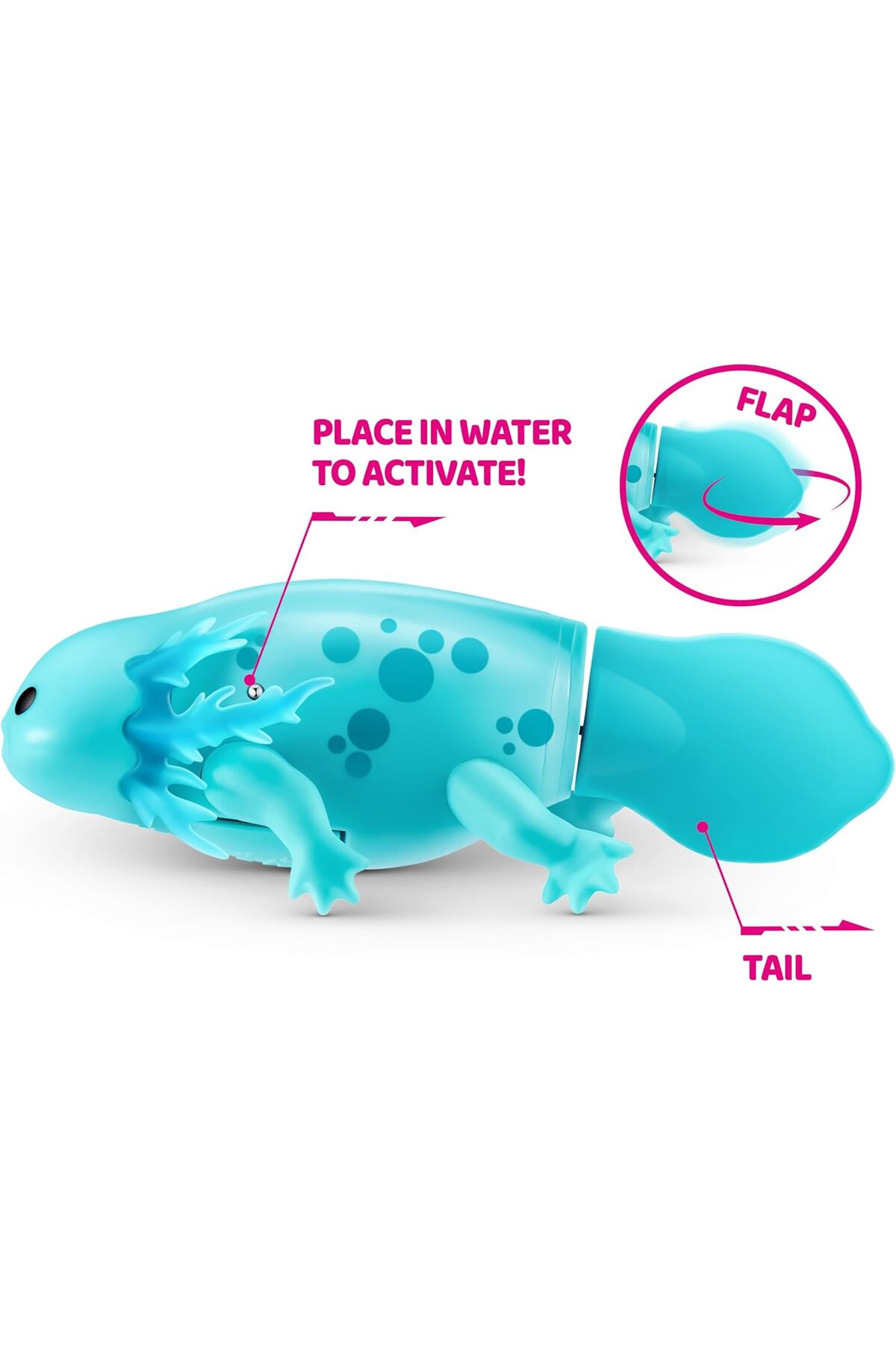 Cici Oyuncak Suda Yüzen Balıklar Pets Alive Yüzme Robo Axolotl (2'li Paket) by ZURU fotoğrafı 2 (önizleme)