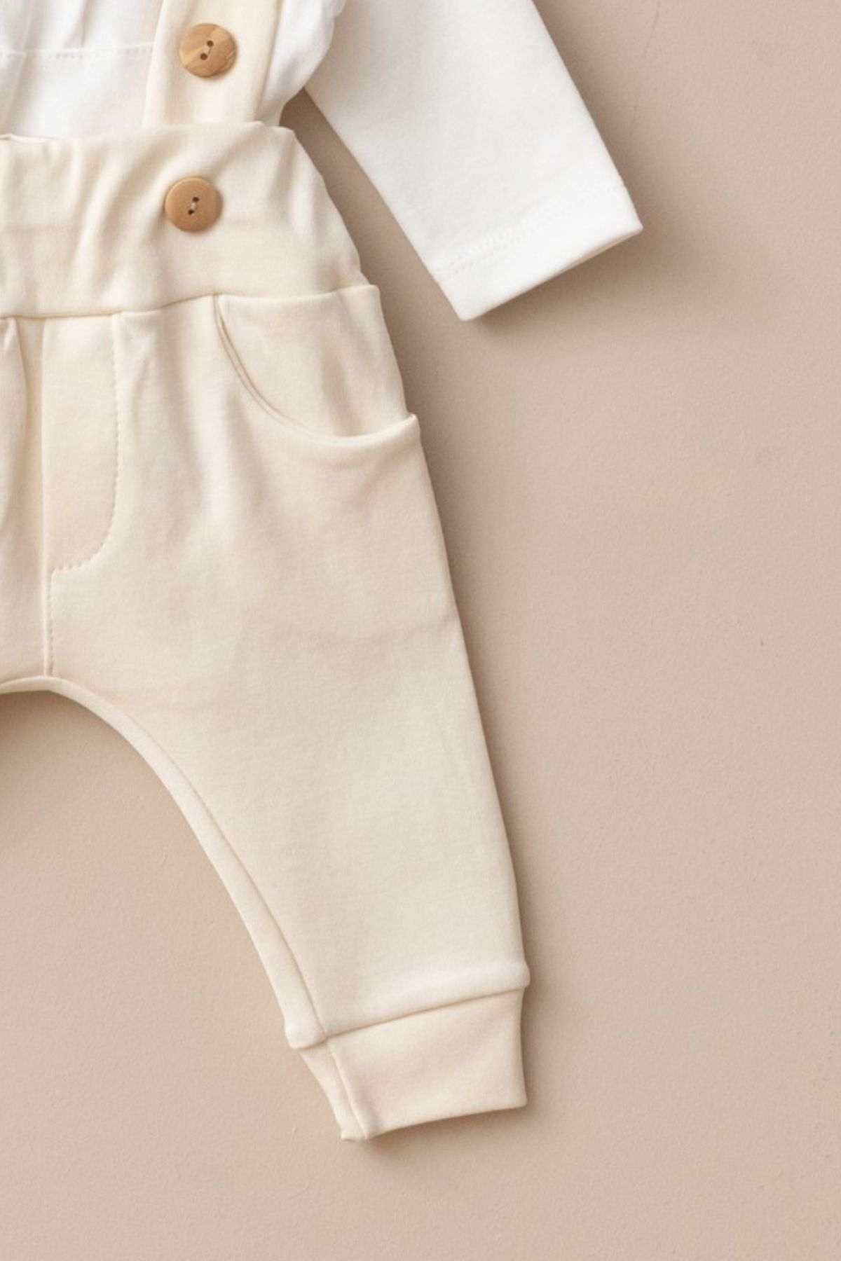 Minytrendy Yenidoğan Erkek Bebek Kuşaklı Papyonlu Zıbın Gömlek Pantolon Mevlüt Kıyafeti Tulum Bayramlık Takım fotoğrafı 4 (önizleme)