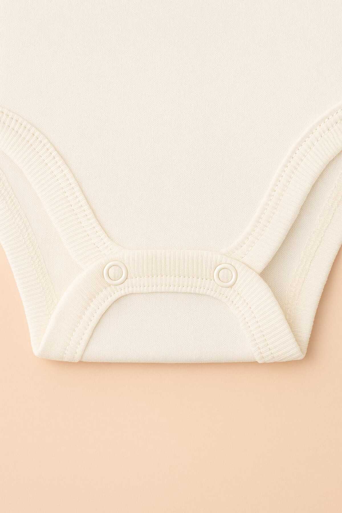 enmodaiçgiyim 1 Adet %100 Pamuklu Kolsuz Bebek Zıbın-1.Kalite,Yumuşak Dokulu Unisex(Kız/Erkek)Çıtçıtlı Atlet Body fotoğrafı 7 (önizleme)