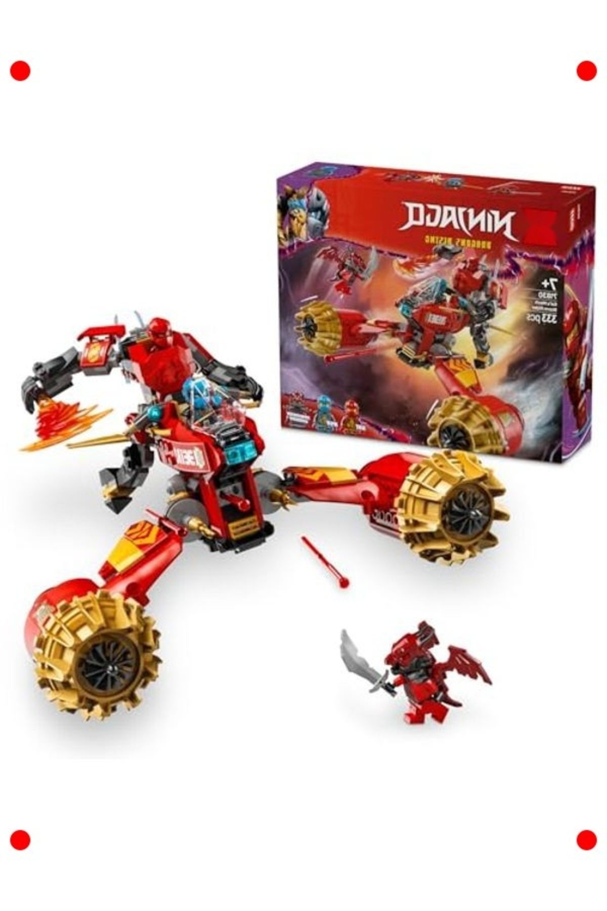 مجموعه ساخت خودروی طوفانی رباتیک - ۳۳۳ قطعه (سنین ۷ سال به بالا)