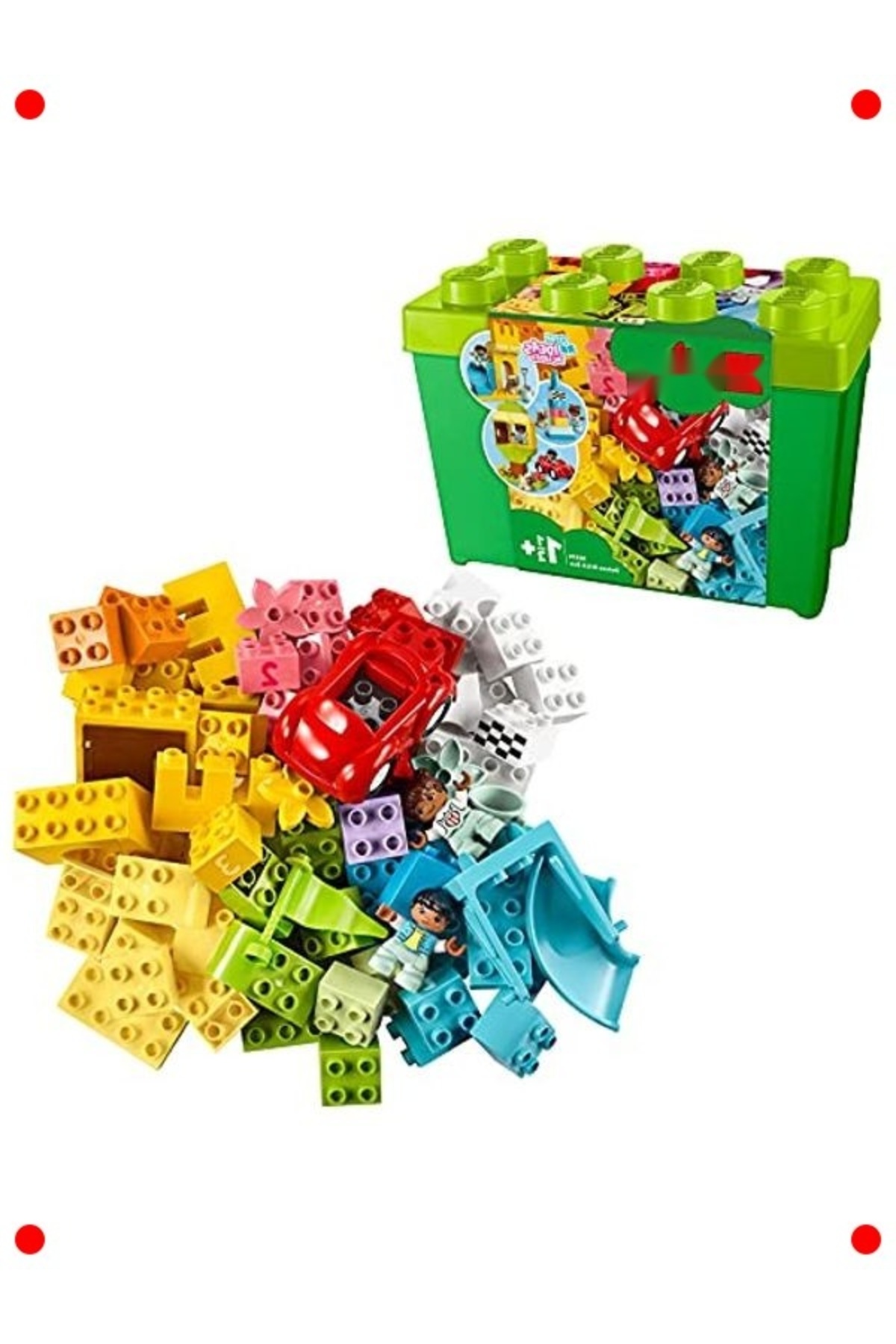 جعبه بزرگ بلوک‌های ساختمانی لوکس (۸۵ تکه)