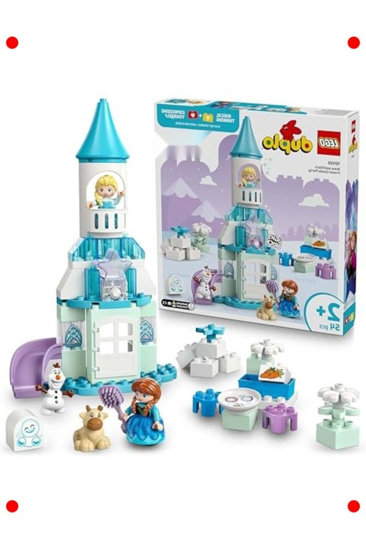 مجموعه ساختنی مهمانی قلعه یخ‌زده – سنین ۲+ (۵۴ قطعه)