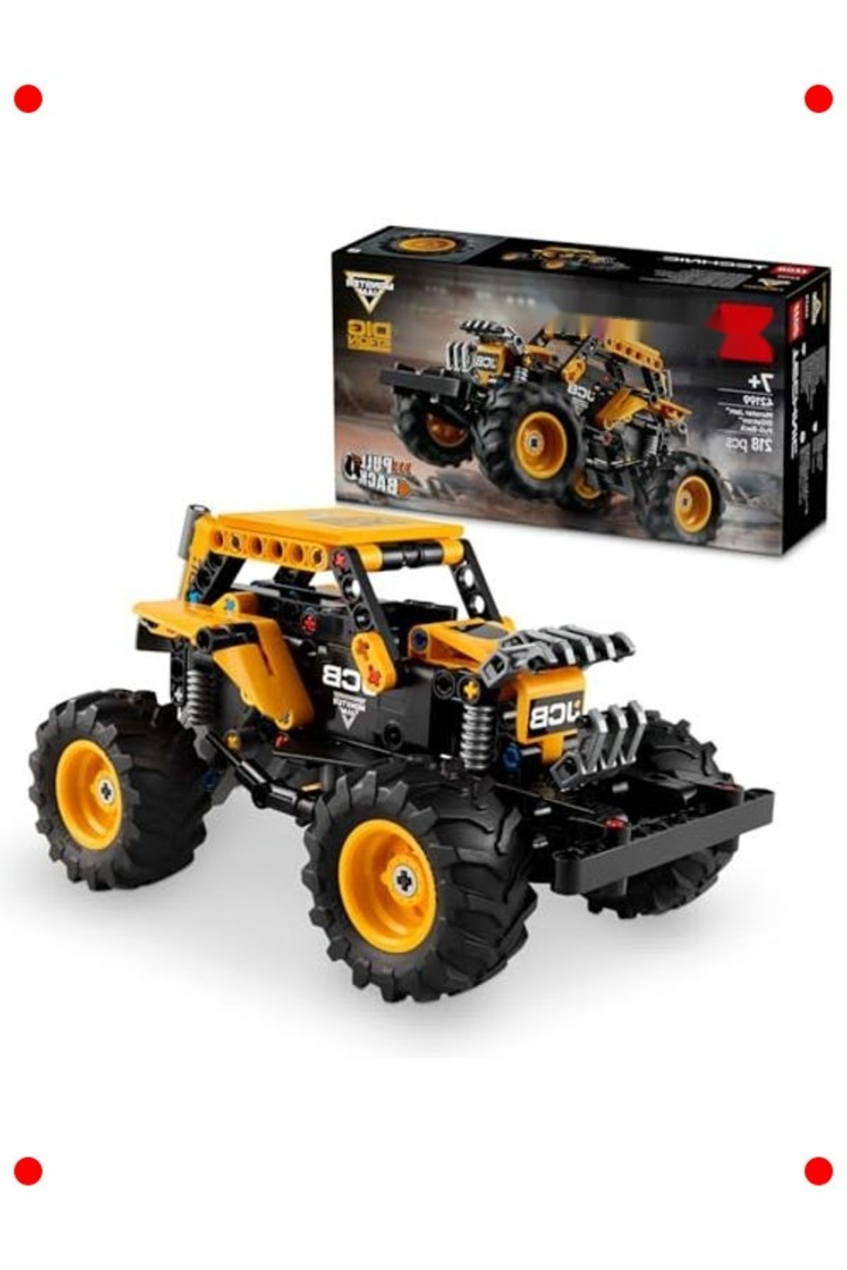 مجموعه ساخت‌وساز کشیدن و رها کردن کامیون غول‌پیکر (۲۱۸ قطعه)