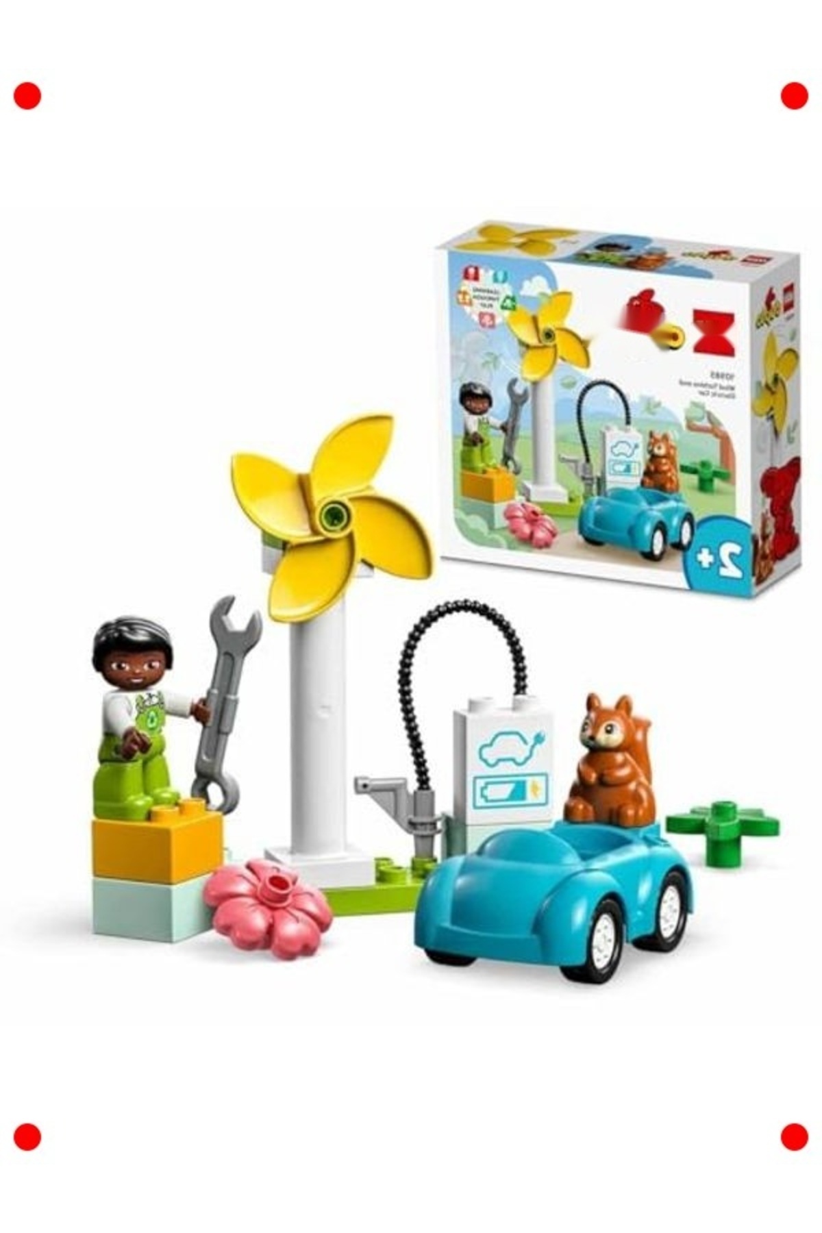 کیت توربین بادی و خودروی الکتریکی برای کودکان خردسال