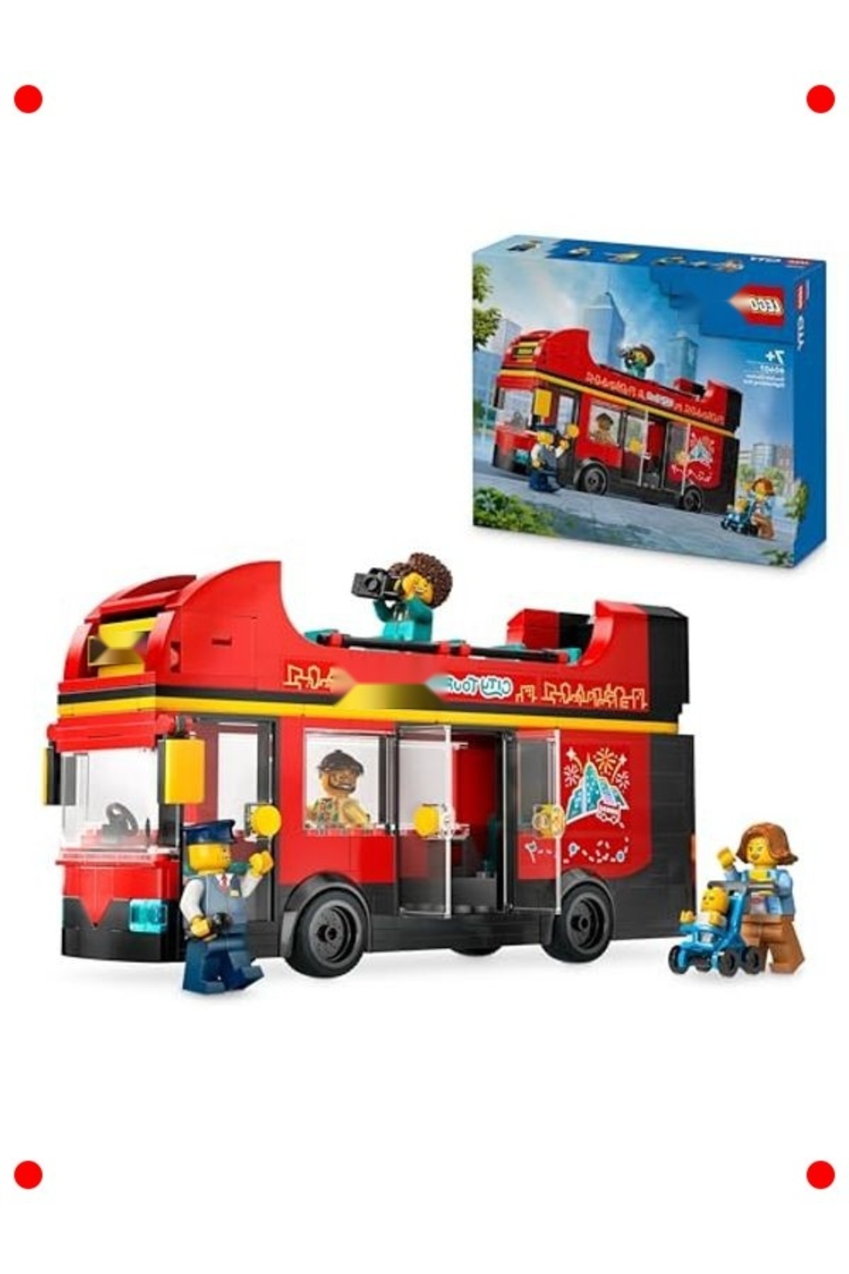 مجموعه ساختنی ساختمان اتوبوس شهری زی (مناسب برای سنین ۷ سال به بالا، ۳۸۴ قطعه)