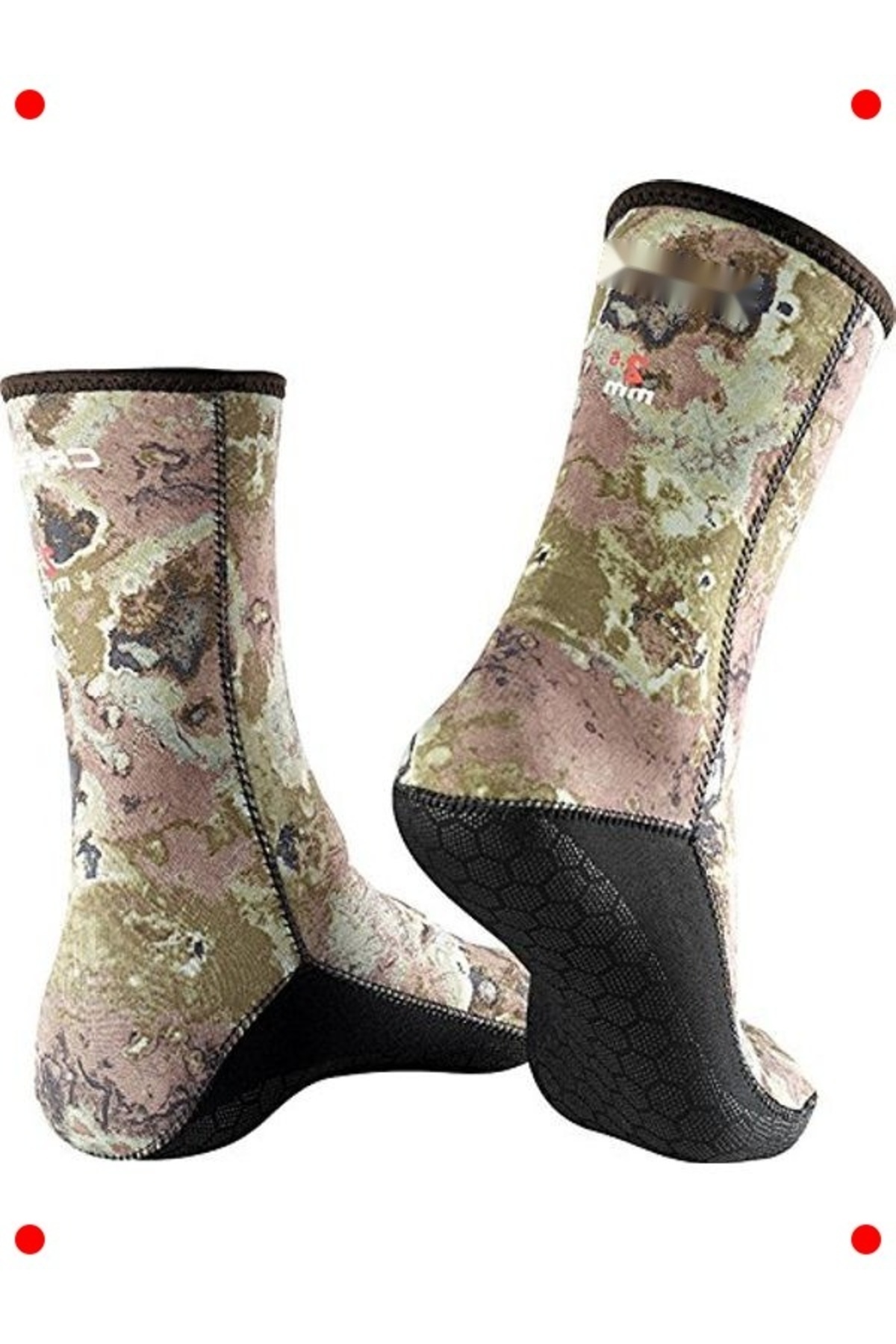 Genel Markalar Metallite Dalış Patiği 3mm - Kamuflaj Desenli