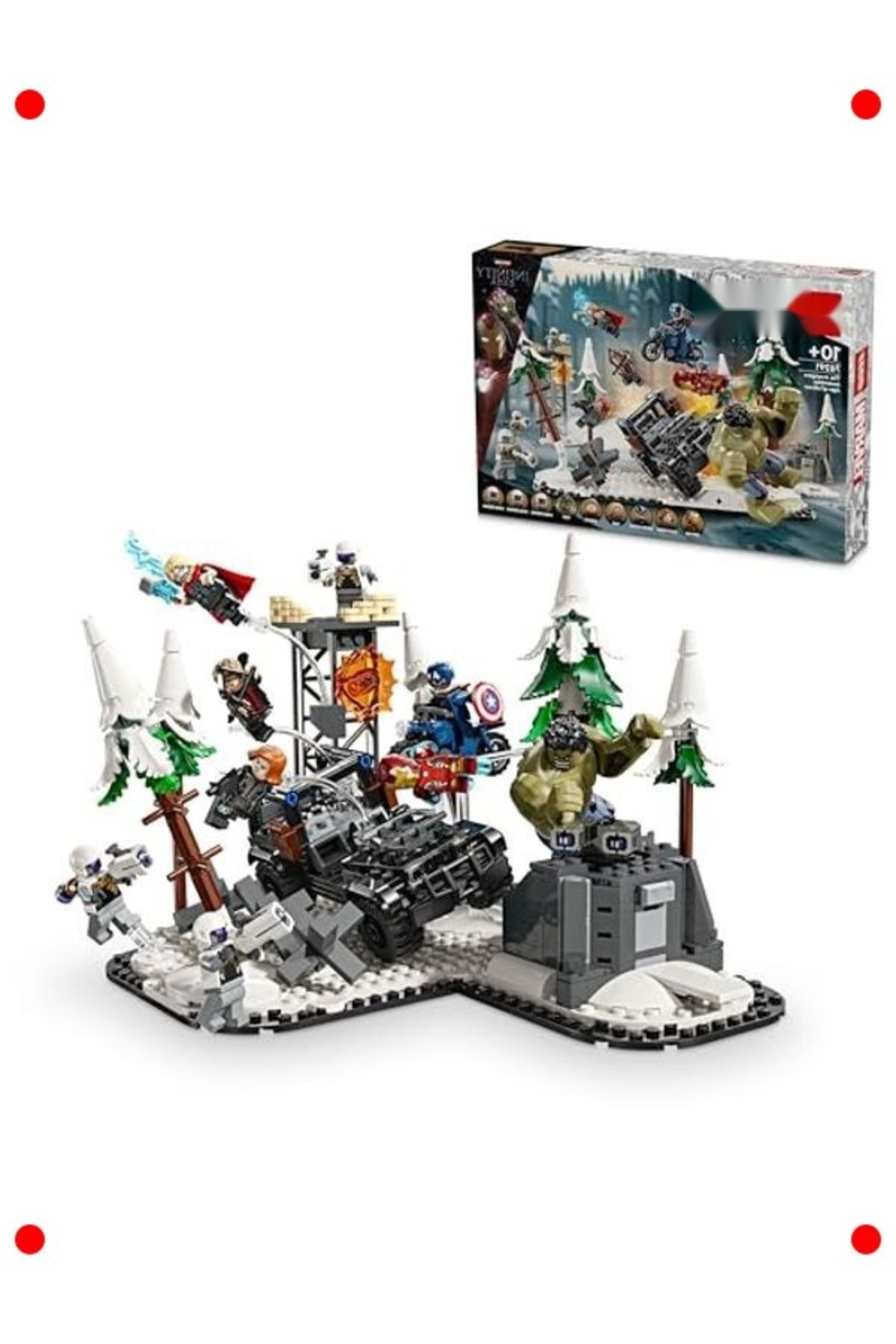 مجموعه ساختنی ساختمان ابرقهرمان زنبور (۶۱۳ قطعه)