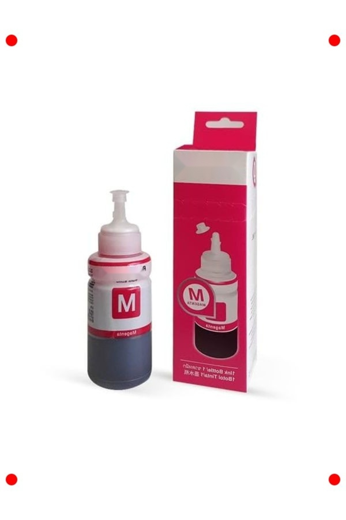 ilosstore Uyumlu Kırmızı Yazıcı Mürekkebi (70 ml)