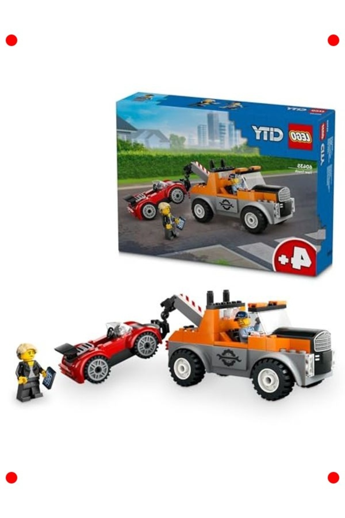 مجموعه ساختنی شهر جذاب و تعمیرات خودرو (۱۰۱ تکه)