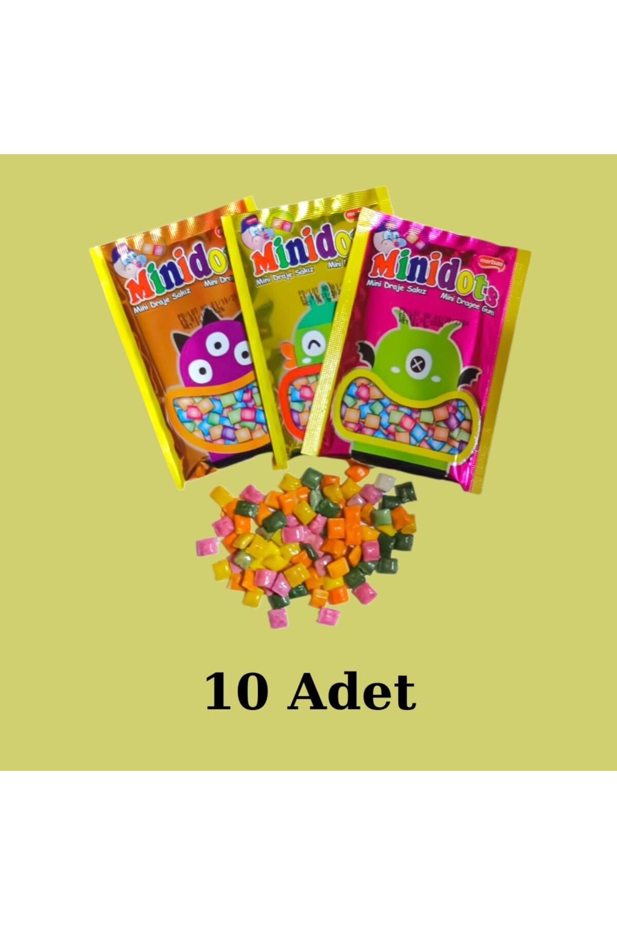 Nostaljik Lezzetler 10 Adet Minidots Draje Sakız - Fiyatı, Yorumları