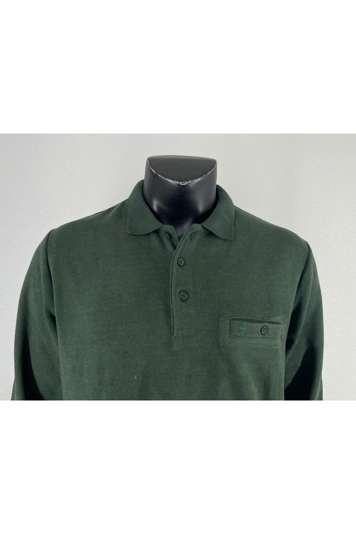 Sadık Collection Erkek Büyük Beden Polo Yaka 7XL 8XL 9XL Beden Kazak 2142/1 görsel 2
