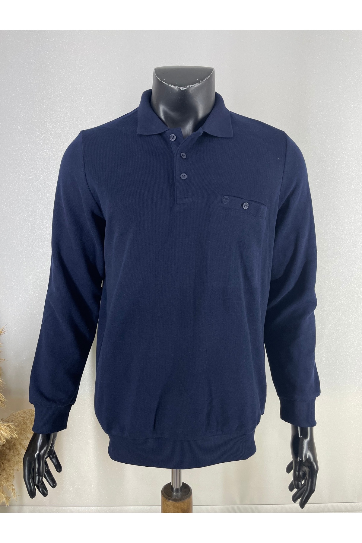 Sadık Collection Erkek Büyük Beden Polo Yaka 7XL 8XL 9XL Beden Kazak görsel 4