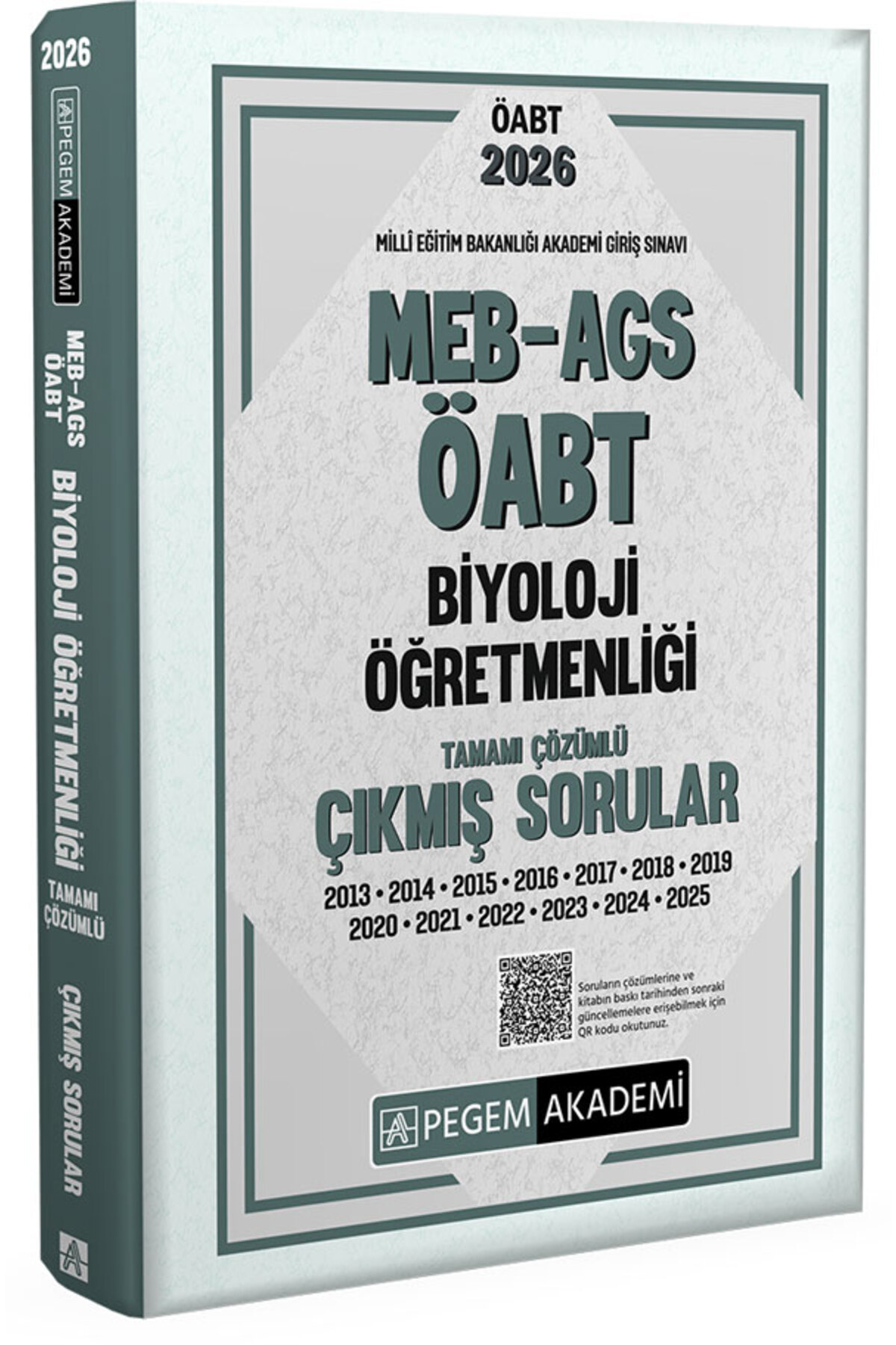 Pegem Akademi Yayıncılık 2026 MEB AGS ÖABT Biyoloji Öğretmenliği